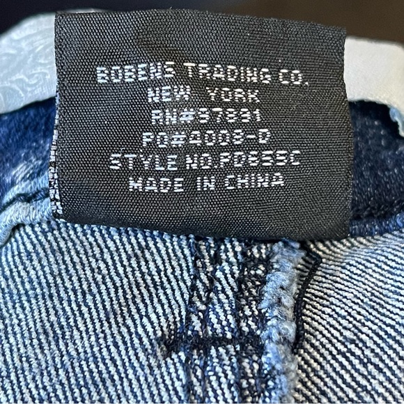 Denim Star Print Capris 18 - Picture 5 of 7